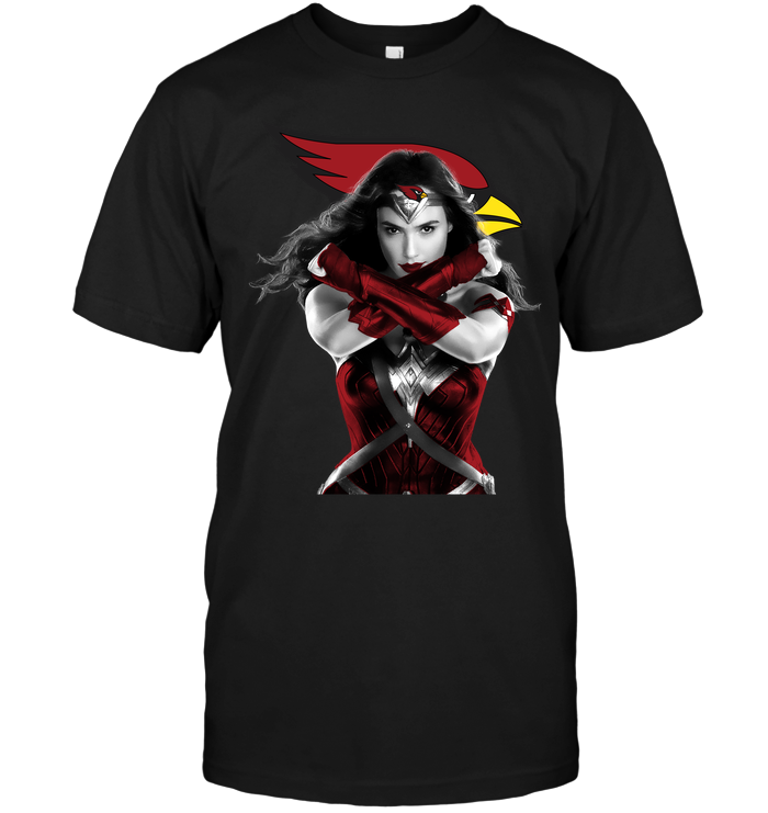 Wonder Woman Arizona Cardinals Nfl T-Shirt